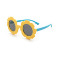 NEW Designer Silicone Fashion Sun Flower Polarized children sunglasses